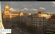 Archiv Foto Webcam Der Wenzelsplatz in der Neustadt Prags 17:00