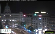Archiv Foto Webcam Der Wenzelsplatz in der Neustadt Prags 23:00