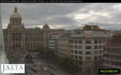 Archiv Foto Webcam Der Wenzelsplatz in der Neustadt Prags 08:00