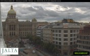 Archiv Foto Webcam Der Wenzelsplatz in der Neustadt Prags 13:00