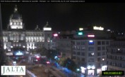 Archived image Webcam Wenceslas Square in Prague 19:00