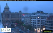 Archiv Foto Webcam Der Wenzelsplatz in der Neustadt Prags 05:00