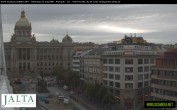 Archiv Foto Webcam Der Wenzelsplatz in der Neustadt Prags 08:00