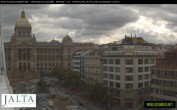 Archiv Foto Webcam Der Wenzelsplatz in der Neustadt Prags 08:00