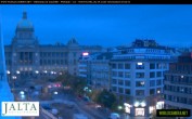 Archiv Foto Webcam Der Wenzelsplatz in der Neustadt Prags 06:00