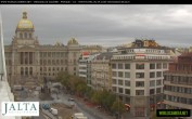 Archiv Foto Webcam Der Wenzelsplatz in der Neustadt Prags 07:00