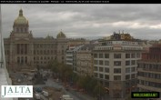 Archiv Foto Webcam Der Wenzelsplatz in der Neustadt Prags 09:00