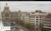 Archiv Foto Webcam Der Wenzelsplatz in der Neustadt Prags 13:00