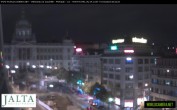Archiv Foto Webcam Der Wenzelsplatz in der Neustadt Prags 23:00