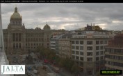 Archiv Foto Webcam Der Wenzelsplatz in der Neustadt Prags 13:00