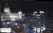 Archived image Webcam Wenceslas Square in Prague 17:00