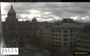 Archiv Foto Webcam Der Wenzelsplatz in der Neustadt Prags 09:00