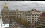 Archiv Foto Webcam Der Wenzelsplatz in der Neustadt Prags 11:00
