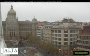 Archived image Webcam Wenceslas Square in Prague 13:00
