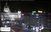 Archived image Webcam Wenceslas Square in Prague 17:00