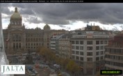 Archiv Foto Webcam Der Wenzelsplatz in der Neustadt Prags 09:00