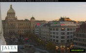 Archiv Foto Webcam Der Wenzelsplatz in der Neustadt Prags 15:00