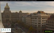 Archiv Foto Webcam Der Wenzelsplatz in der Neustadt Prags 13:00