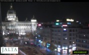 Archiv Foto Webcam Der Wenzelsplatz in der Neustadt Prags 17:00