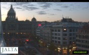 Archiv Foto Webcam Der Wenzelsplatz in der Neustadt Prags 05:00