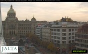 Archiv Foto Webcam Der Wenzelsplatz in der Neustadt Prags 13:00