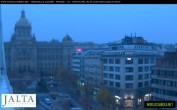 Archived image Webcam Wenceslas Square in Prague 06:00