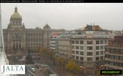 Archived image Webcam Wenceslas Square in Prague 07:00