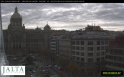 Archiv Foto Webcam Der Wenzelsplatz in der Neustadt Prags 09:00