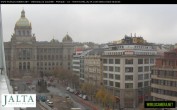 Archiv Foto Webcam Der Wenzelsplatz in der Neustadt Prags 07:00