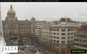 Archived image Webcam Wenceslas Square in Prague 12:00