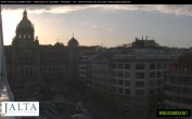 Archiv Foto Webcam Der Wenzelsplatz in der Neustadt Prags 07:00