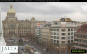 Archiv Foto Webcam Der Wenzelsplatz in der Neustadt Prags 12:00