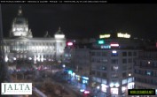 Archiv Foto Webcam Der Wenzelsplatz in der Neustadt Prags 18:00
