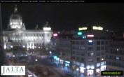 Archiv Foto Webcam Der Wenzelsplatz in der Neustadt Prags 20:00
