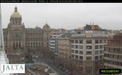 Archived image Webcam Wenceslas Square in Prague 09:00