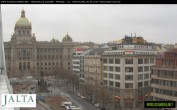 Archiv Foto Webcam Der Wenzelsplatz in der Neustadt Prags 10:00