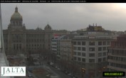 Archiv Foto Webcam Der Wenzelsplatz in der Neustadt Prags 13:00