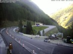 Archiv Foto Webcam Südseite des Felbertauerntunnels 08:00