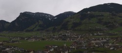 Archiv Foto Webcam Blick von Bichl auf Mayrhofen 13:00