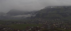 Archiv Foto Webcam Blick von Bichl auf Mayrhofen 07:00