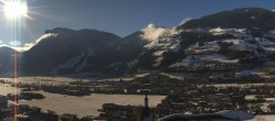 Archiv Foto Webcam Blick von Bichl auf Mayrhofen 13:00