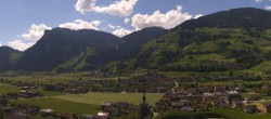 Archiv Foto Webcam Blick von Bichl auf Mayrhofen 13:00