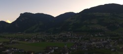 Archiv Foto Webcam Blick von Bichl auf Mayrhofen 19:00