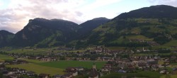 Archiv Foto Webcam Blick von Bichl auf Mayrhofen 05:00