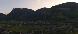 Archiv Foto Webcam Blick von Bichl auf Mayrhofen 19:00