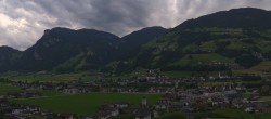 Archiv Foto Webcam Blick von Bichl auf Mayrhofen 19:00