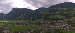 Archiv Foto Webcam Blick von Bichl auf Mayrhofen 13:00