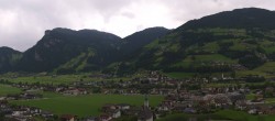 Archiv Foto Webcam Blick von Bichl auf Mayrhofen 13:00