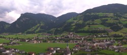 Archiv Foto Webcam Blick von Bichl auf Mayrhofen 17:00
