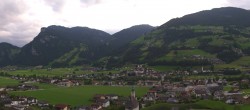 Archiv Foto Webcam Blick von Bichl auf Mayrhofen 19:00